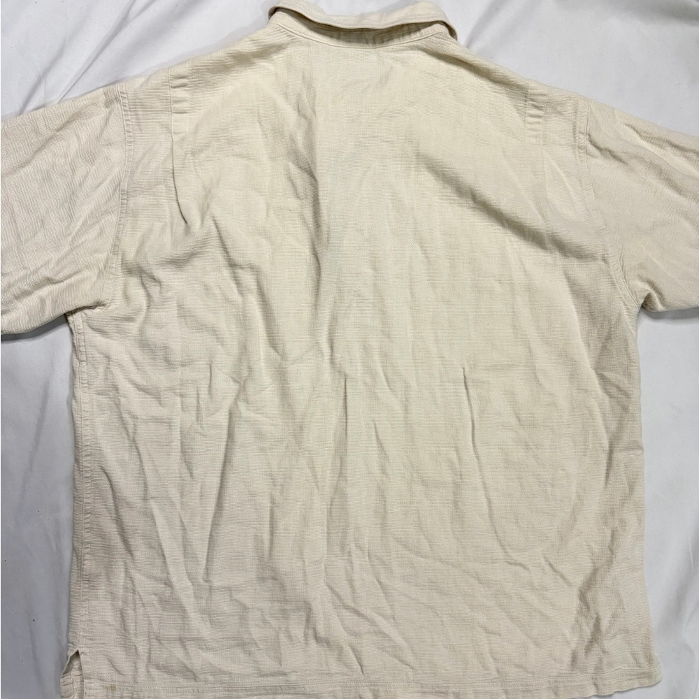 Patagonia Men's Cream Button Down Shirt - Picture 4 of 6